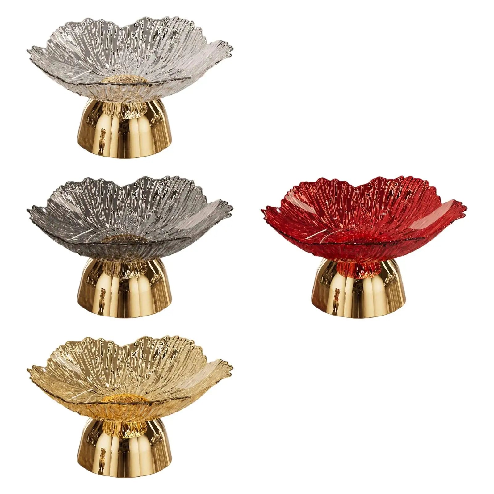 Decorative Pedestal Fruit Bowl – Footed Display Tray for Home Pedestal Fruit Bowl Zpaxo