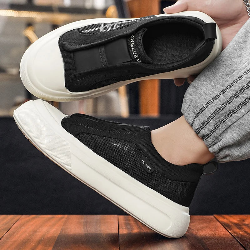 Men's Casual Sneakers Luxury Trainer Shoes Breathable Race Running