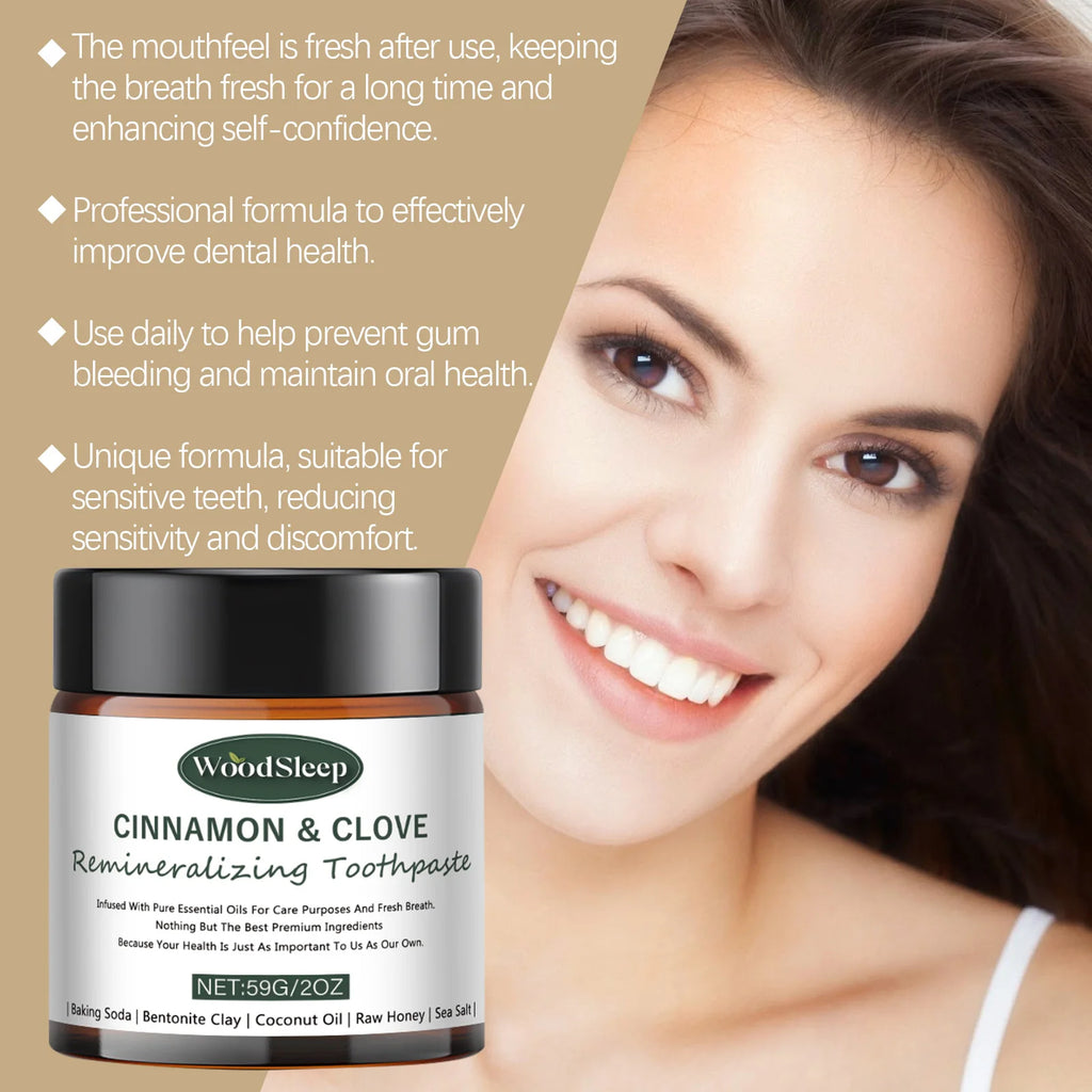 59g Teeth Whitening Natural Tooth Powder Remineralizing Fast Stain Removal Brightens Fresh Breath Oral Care Deep Cleaning Teeth Zpaxo
