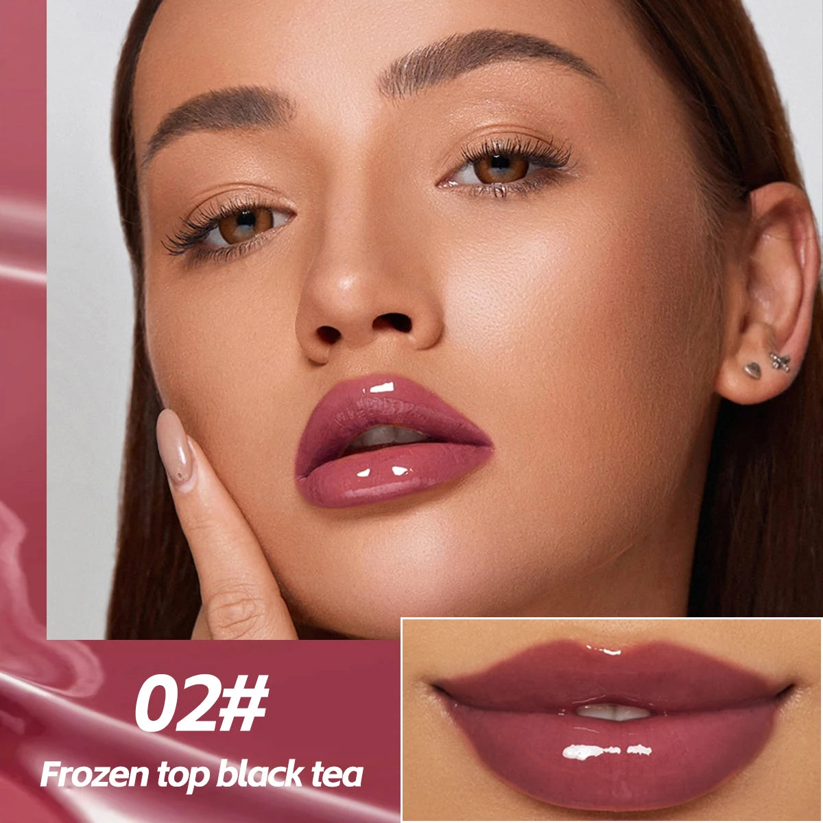 Mirror Lip Gloss Waterproof Moisturizing Lightweight Non Greasy Zpaxo 7075-02