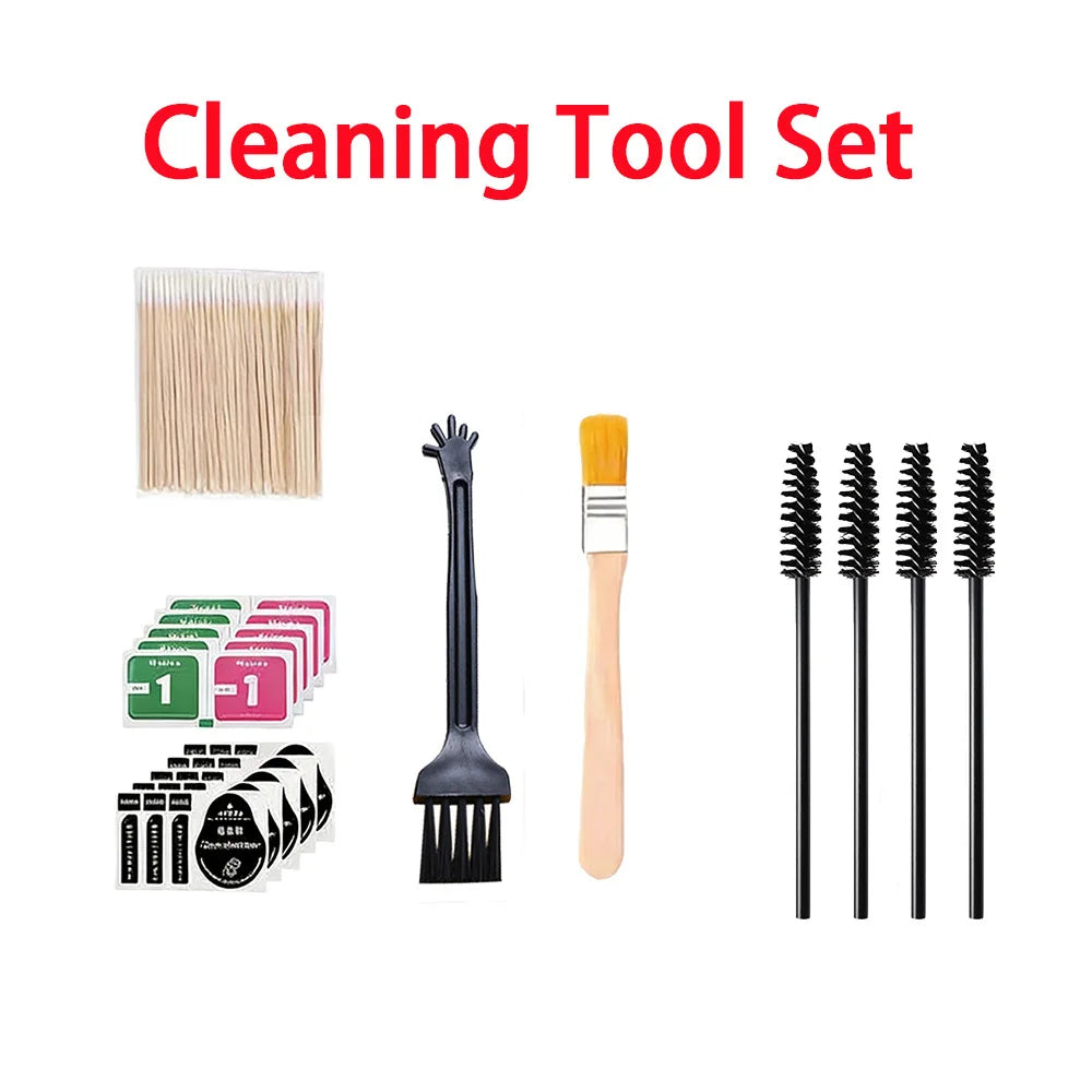 60ml Screen Cleaner Set, 6-in-1 Professional Tool, Suitable for All Screens, Quick Drying Without Marks, Safe and Efficient Zpaxo Cleaning Tool Set
