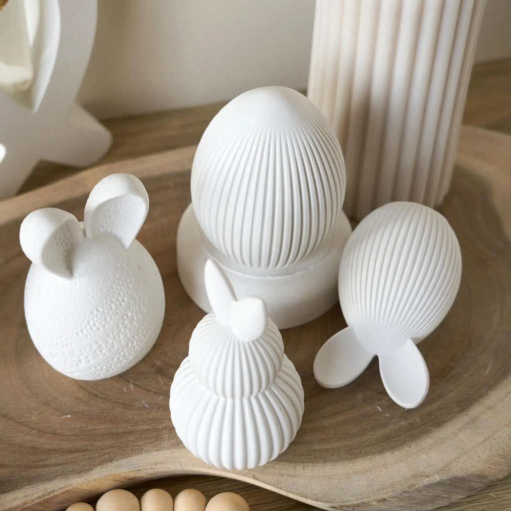 Easter Silicone Candle Molds Bunny Egg Chocolate Soap Resin Casting