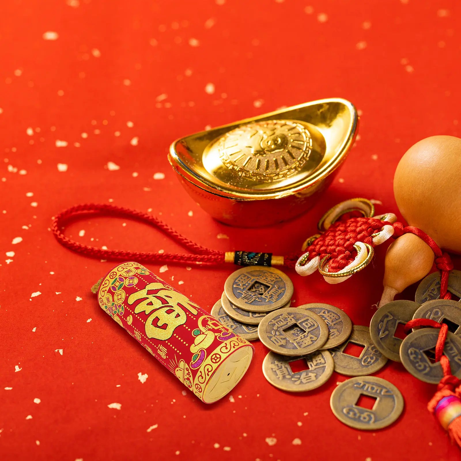 Chinese Year Ornament Spring Festival Decoration Traditional Red