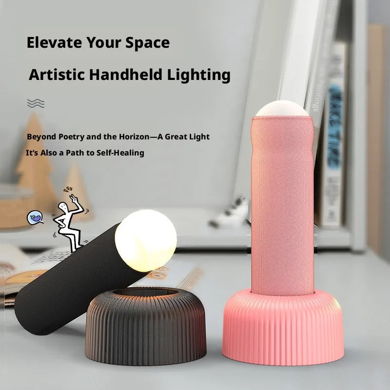 Rechargeable LED Handheld Night Light – Bedroom Atmosphere Lamp
