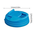 Reusable Leakproof Beverage Can Lid Can Cover Soda Beer Coke Drink Can Lids Protector Zpaxo Blue