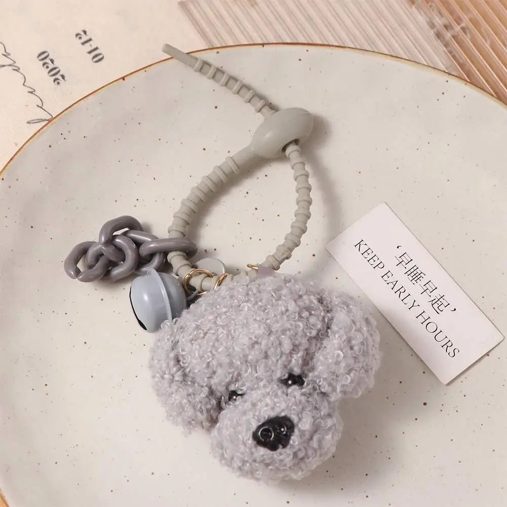 Couple Gift Stuffed Animals Dog Keychain Pet Lovers Couples Matching Dog Key Rings Bag Charm Kawaii Dog Pendant DIY Accessories Zpaxo