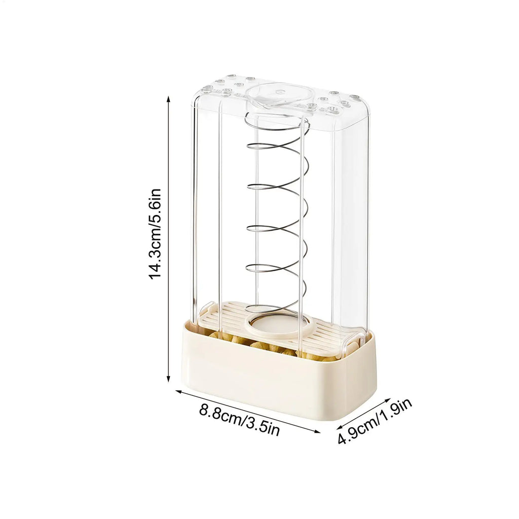 Foaming Soap Box Drain Container with Roller Brush Spring-Loaded Soap Case for Bathroom Kitchen Shower Laundry Travel Outdoor Zpaxo