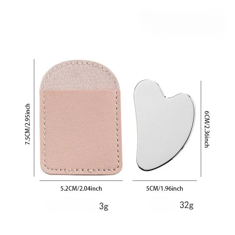 Stainless Steel Gua Sha Scraper Skin Beauty Care Face Massager Full Body Neck Guasha Detox SPA Masssage Tool Stress Relax Zpaxo