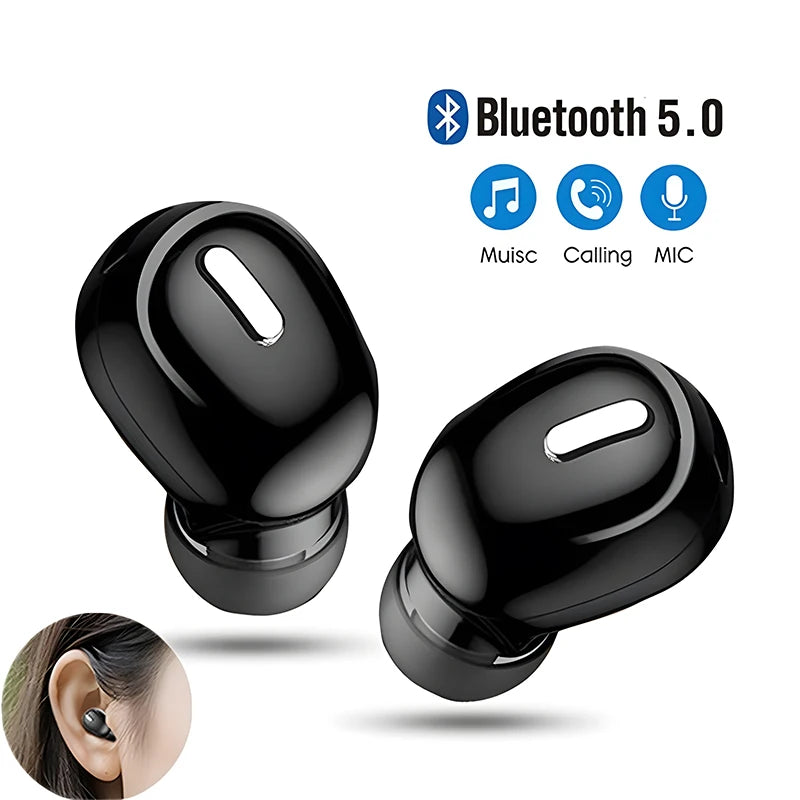 X9 Wireless Bluetooth 5 0 Earphones Headphones Mic In-ear Sports