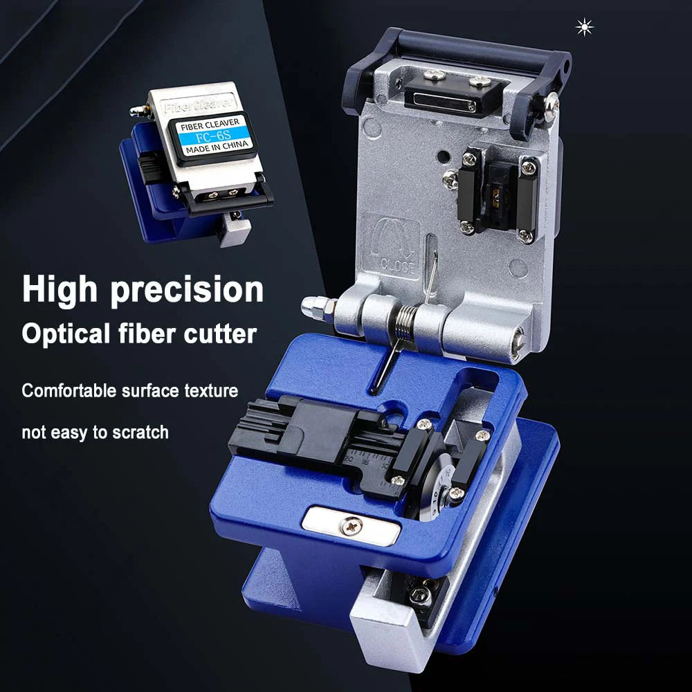 Optical Fiber Cleaver FC-6S FTTH Metal High Precision Cold Connection Cutter Tool Zpaxo