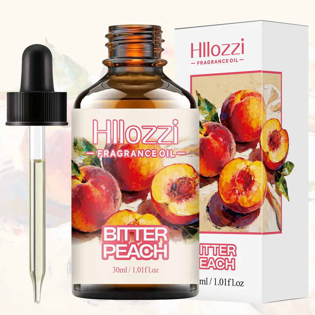 BITTER PEACH FRAGRANCE OIL Suitable Use Aroma Diffusers Candles Soaps Zpaxo BITTER PEACH 30ml