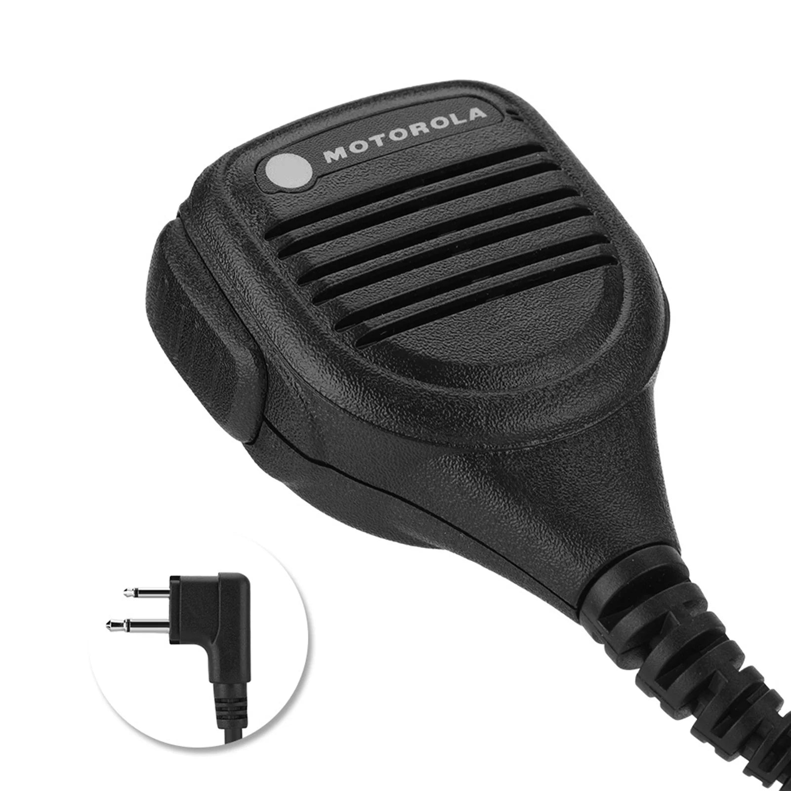 Headphone Jack Speaker Mic Walkie Talkie Radio Hand Microphone Steel