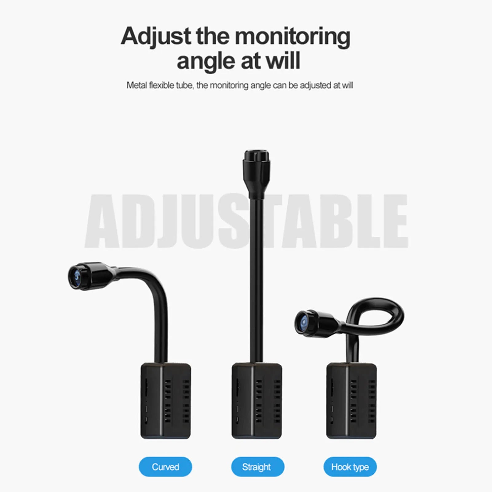 Mini WIFI Camera Small Adjustable Snake Lens Security Home