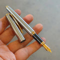 Retro Yongsheng 1020 Fountain Pen Iridium Nib F Smooth Writing Plastic Body Classic Vintage Retro Adult Calligraphy Stationer Zpaxo Yongsheng 1020 0.5mm