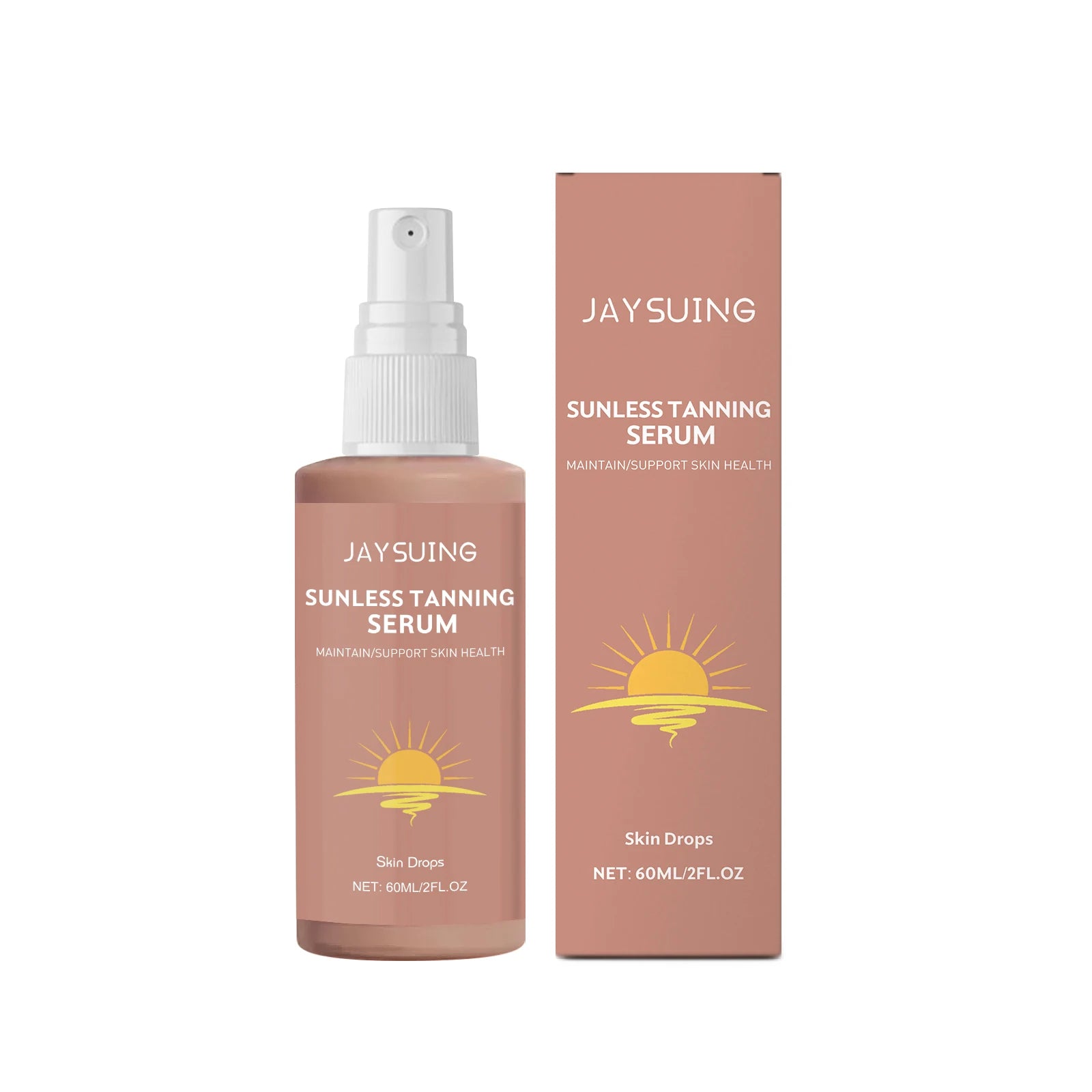 Eelhoe Herbal Self Tanning Spray – Sunless Bronzer Face & Body Self Tanning Spray Zpaxo 60ml Boxed