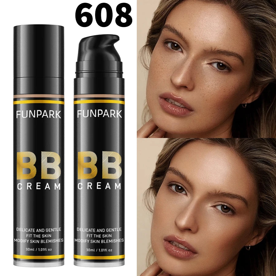 Oil-control Waterproof BB Cream Face Base Foundation 8 Colors Long