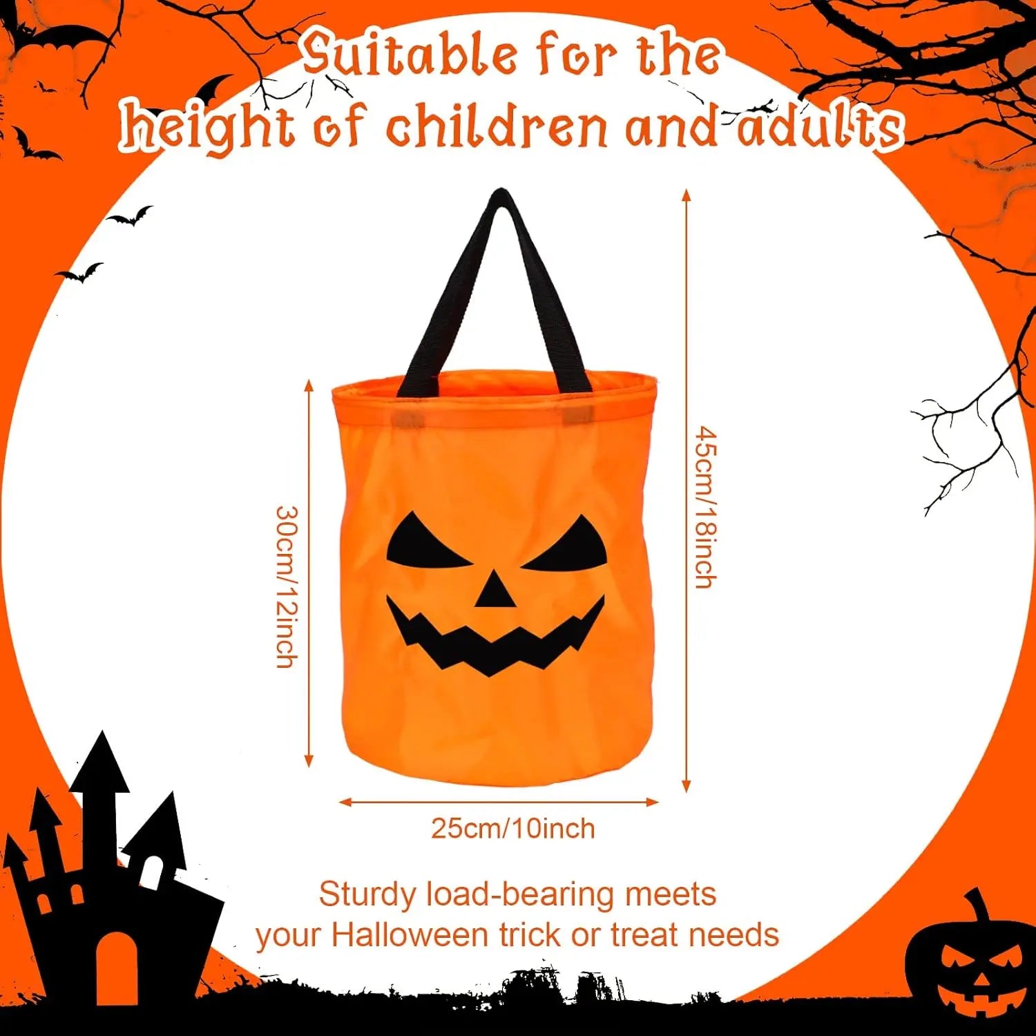 LED Light Halloween Candy Bags Up Party Bag Trick Supports
