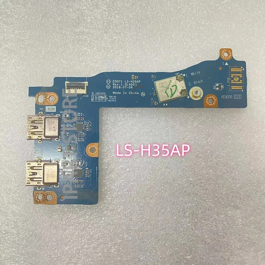 Dell Alienware M17 R2 USB Audio Board Ethernet EDQ71 LS-H35AP