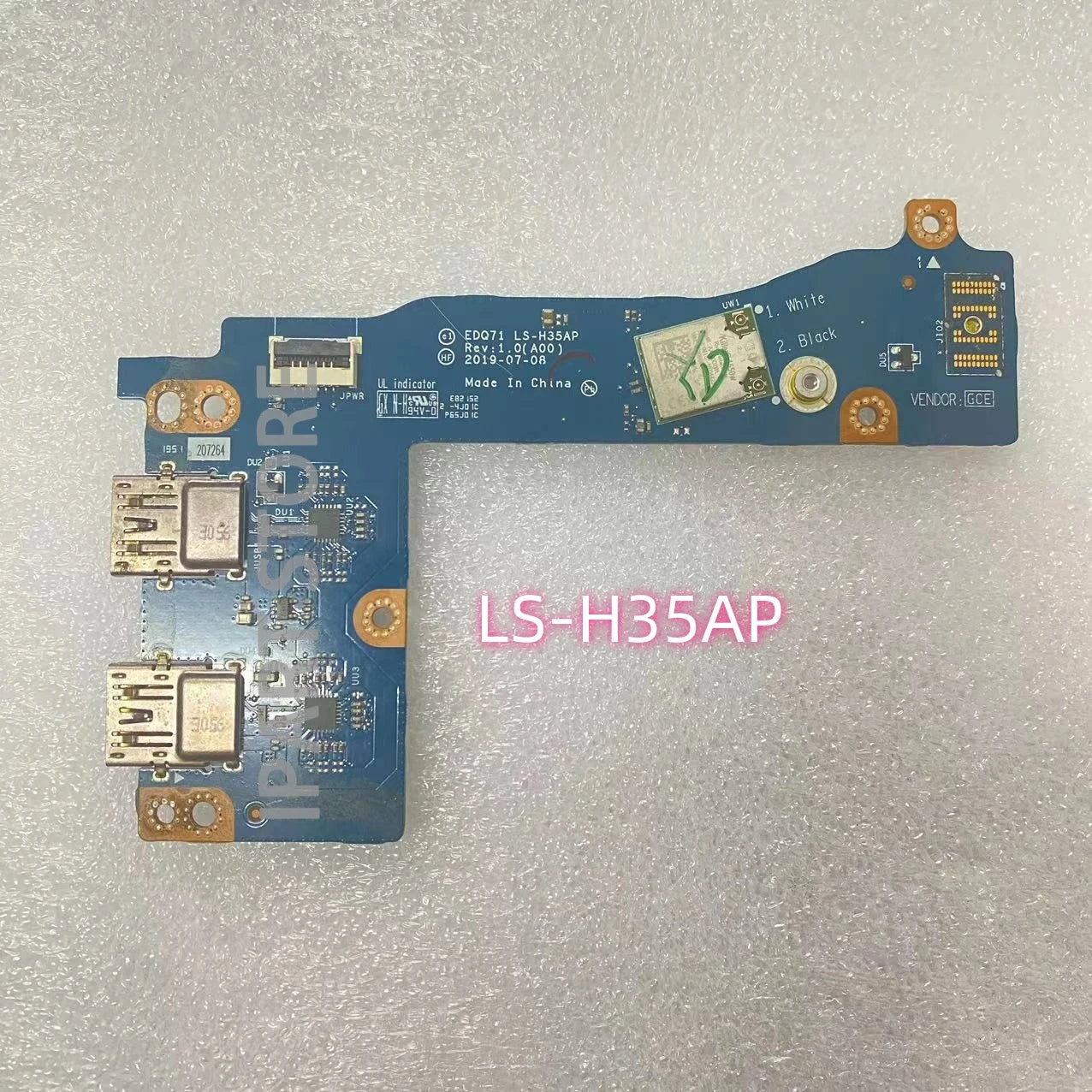 Dell Alienware M17 R2 USB Audio Board Ethernet EDQ71 LS-H35AP