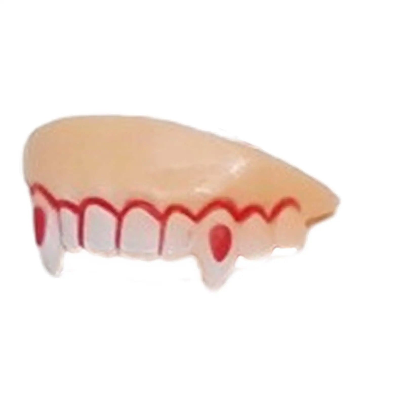 Halloween Fake Teeth Halloween Front Teeth Funny Fake Teeth Decoration for Stage Performance Dress up Party Halloween Masquerade Zpaxo