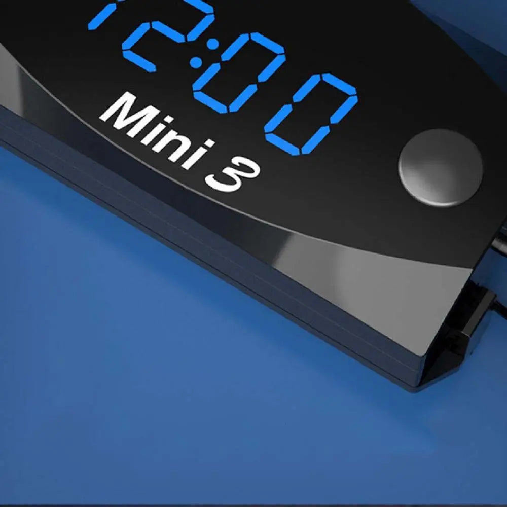 Universal Waterproof ABS Digital Display IP67 LED Watch Voltmeter Zpaxo