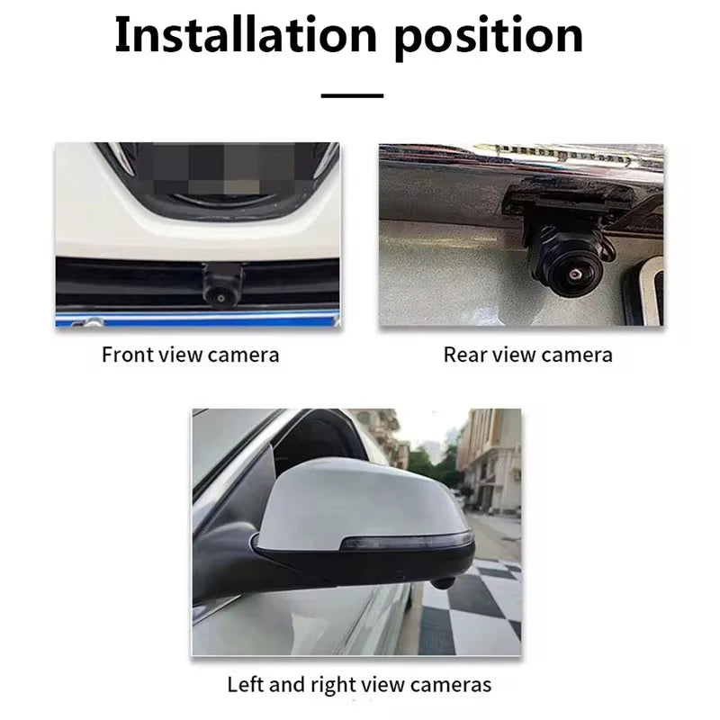 SN662 3D 360 Panoramic Car Camera WDR 8K AHD1080P Sensor Android Zpaxo