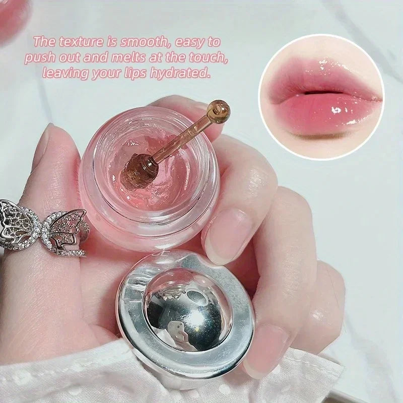 Lovely Honey Cherry Lip Oil Nourishing Lip Balm Long Lasting Moisturizing Clear Lip Oil Lip Gloss Lip Care Beauty Makeup Zpaxo