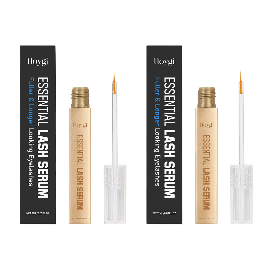 Hoygi 2ml Lash Enhancing Serum Natural Looking Lift and Definition Smudge Proof Flex Hold Formula Clump Free Daily Mascara Zpaxo 2PCS