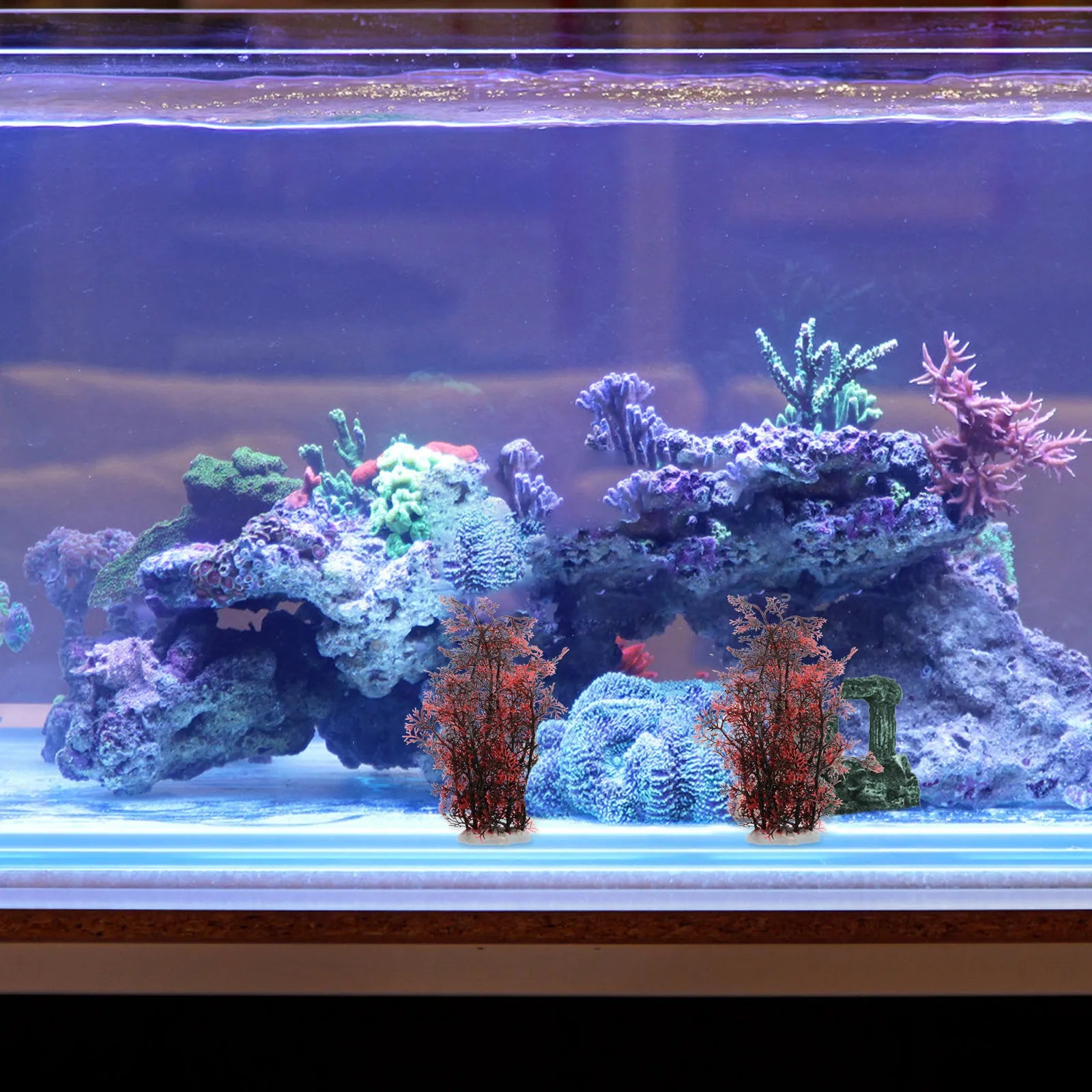Aquarium Plastic Plants Artificial Seaweed Simulation Water Fish Tank
