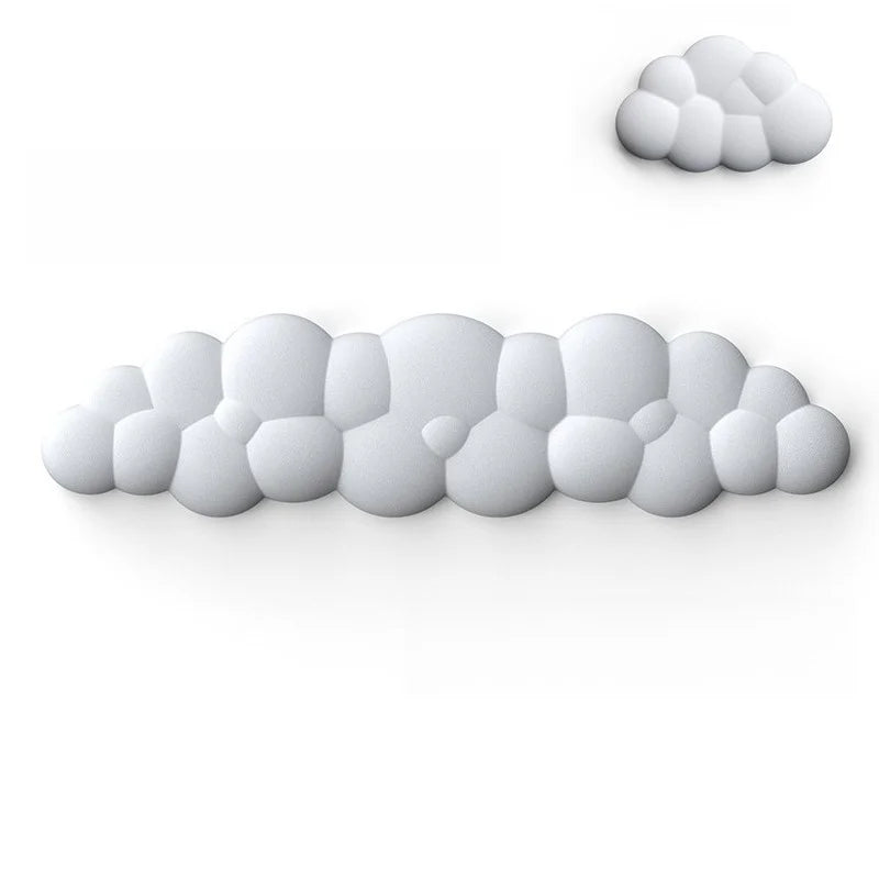 Ergonomic Mouse Pad with Wrist Rest – Anti-Slip Cloud Cushion Wrist Rest Mouse Pad Zpaxo