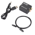 Bluetooth-compatible Optical Fiber Toslink Coaxial Signal RCA R L Zpaxo black