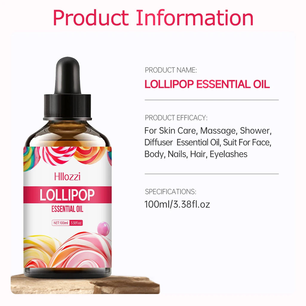 LOLLIPOP ESSENTIAL OIL High-quality Moisturizing Nourishing Massage Zpaxo