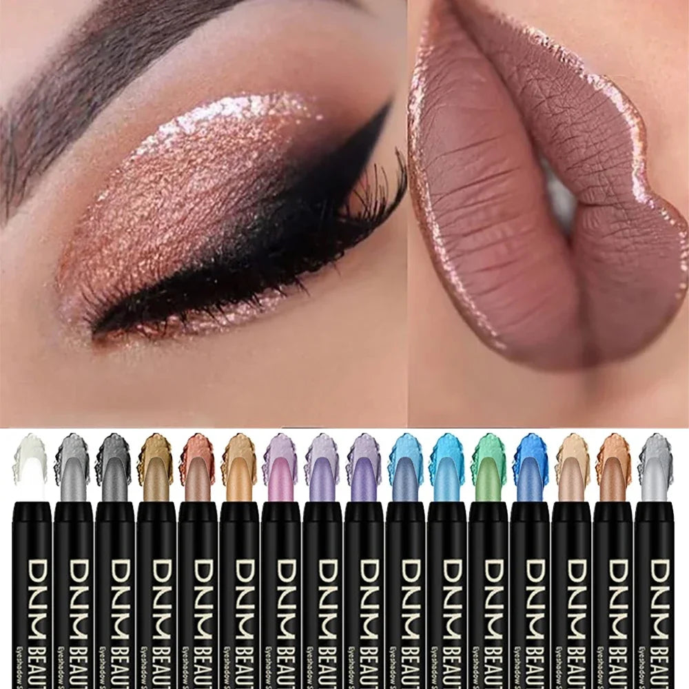16Colors Shimmer Eyeshadow Stick Pearlescent Waterproof Eyeliner