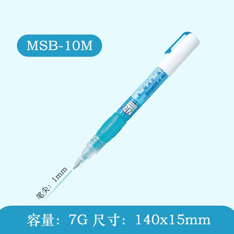 2 Way Glue Pen(1mm/2mm/4mm/15mm) , Adhesive for Professional,Artists, Crafting, Scrapbooking, Gift Card Zpaxo MSB-10M