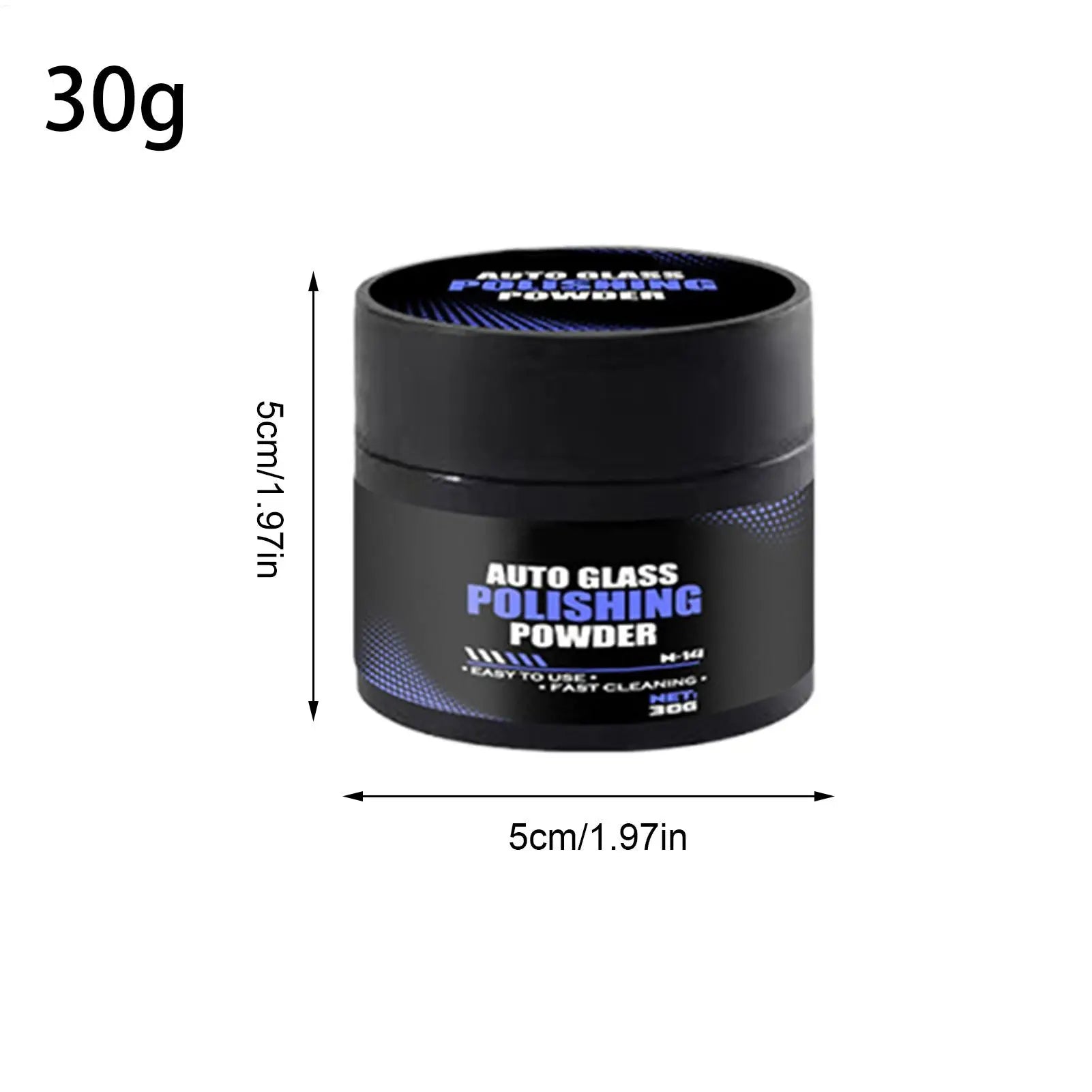 Glass Polishing Powder Car Windshield Oil Film Remover Scratch Repair