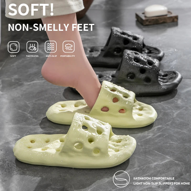Women's Quick-dry Bathroom Slippers Home Use Summer Couple EVA Light