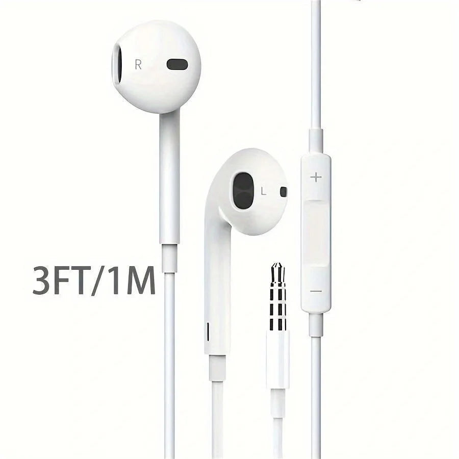 Volume Control Headphones Microphone Android Samsung Iphone Ipad Zpaxo 1pack