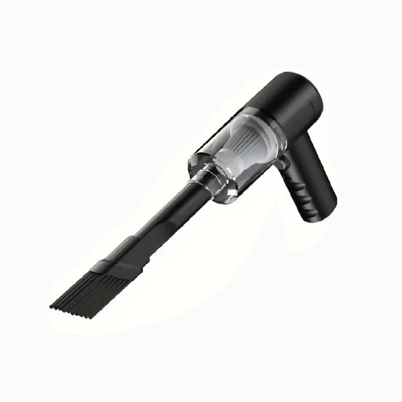Mini Handheld Car Vacuum Cleaner, Wireless Charging, High Power, Dual Suction & Blower for Car Interior Cleaning Zpaxo ZK-01