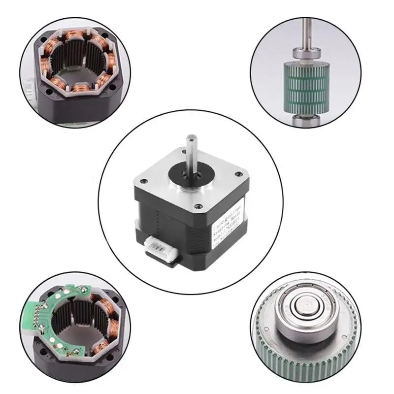652F Printer Part Stepper Motor 17HS3401S 1 0A 290NM 2-Phrase 4-Lead Zpaxo China Mainland