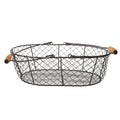 Firewood Storage Wire Baskets Large Metal Blanket Household Vegetable