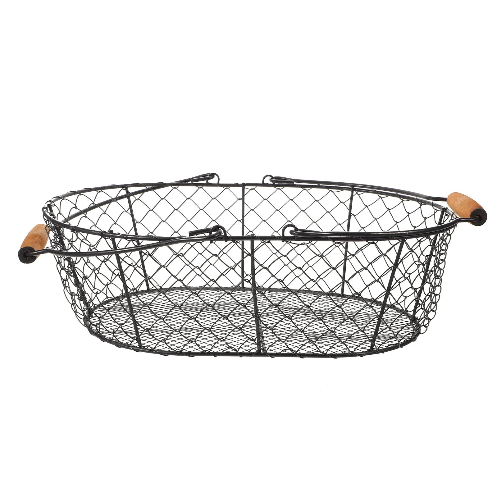 Firewood Storage Wire Baskets Large Metal Blanket Household Vegetable