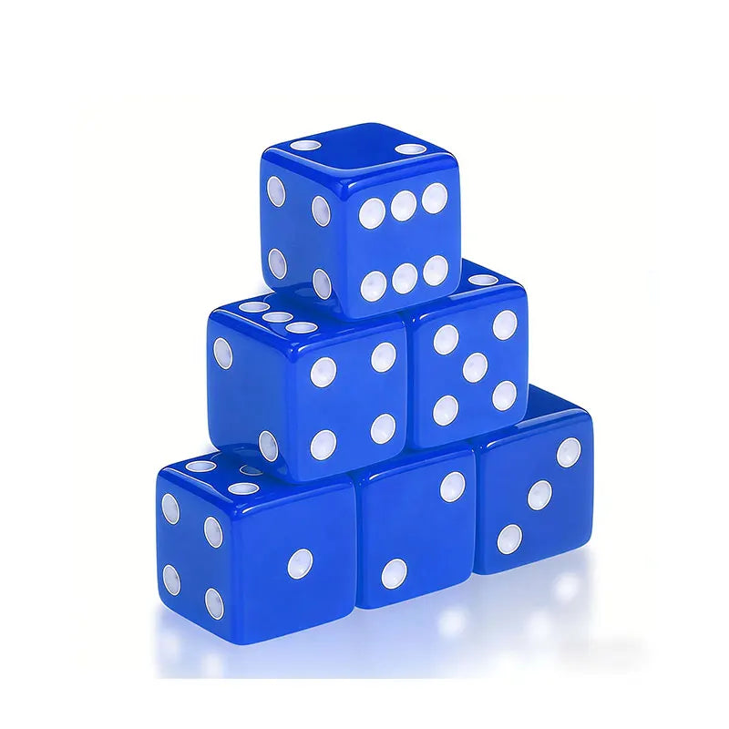 Casino Craps Dice Sets Acrylic Large D6 Opaque Bulk Board Games