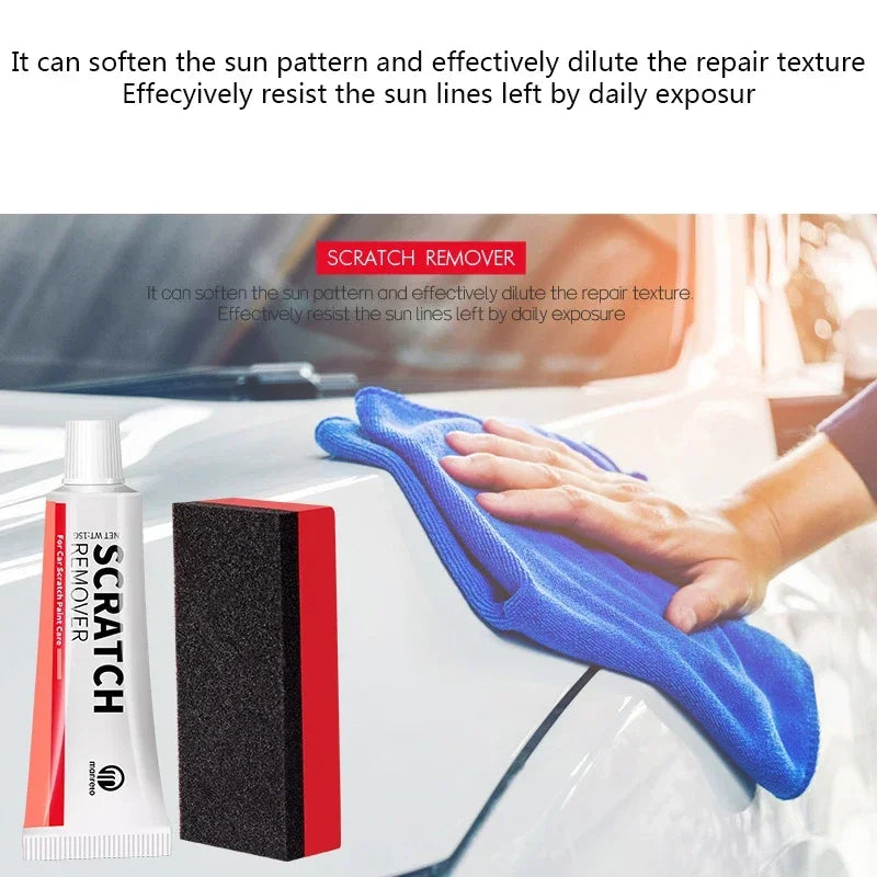 Car Scratch Remover Kit – Polishing Paste & Sponge
