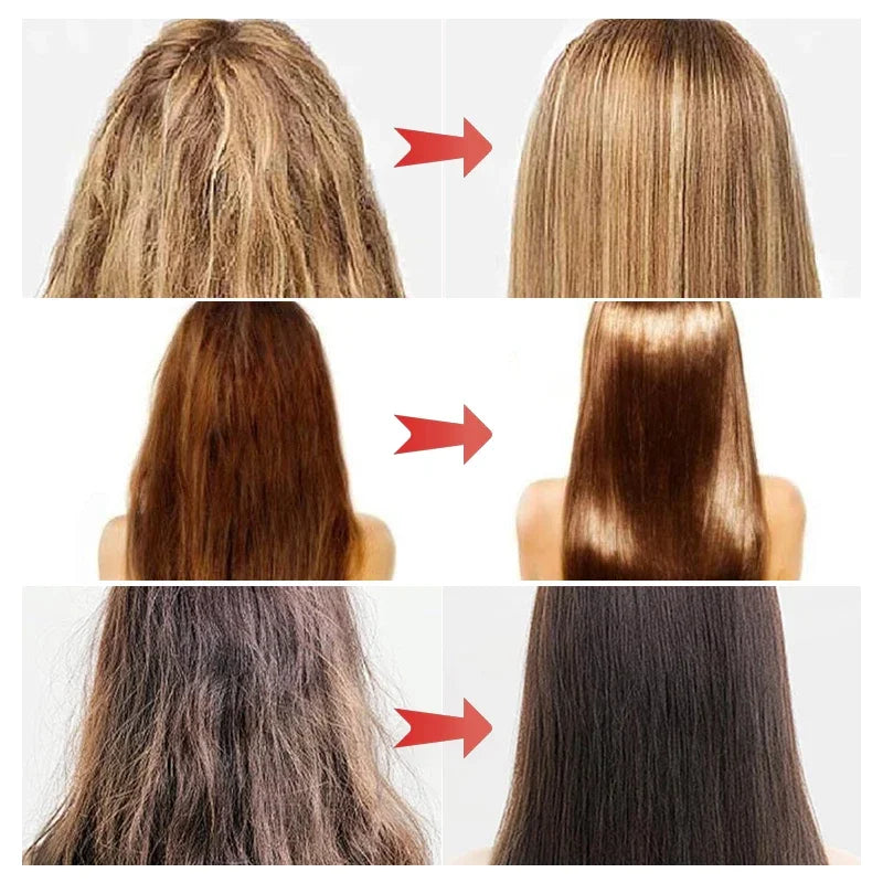1- Magical Keratin Hairs Mask Dual Nourishes Silky Smooth Hair
