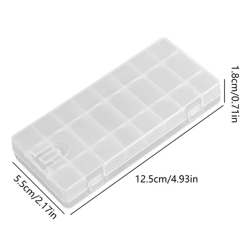 652F Waterproof Battery Holder Case 4 6 8 Slots Plastic Box Container Zpaxo