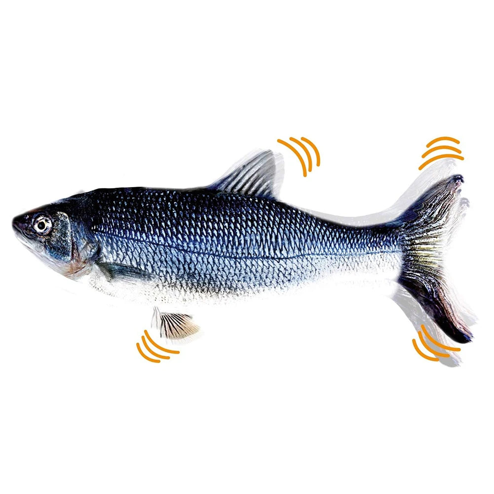 Electric simulation fish Household rechargeable pet toys Zpaxo Default Title