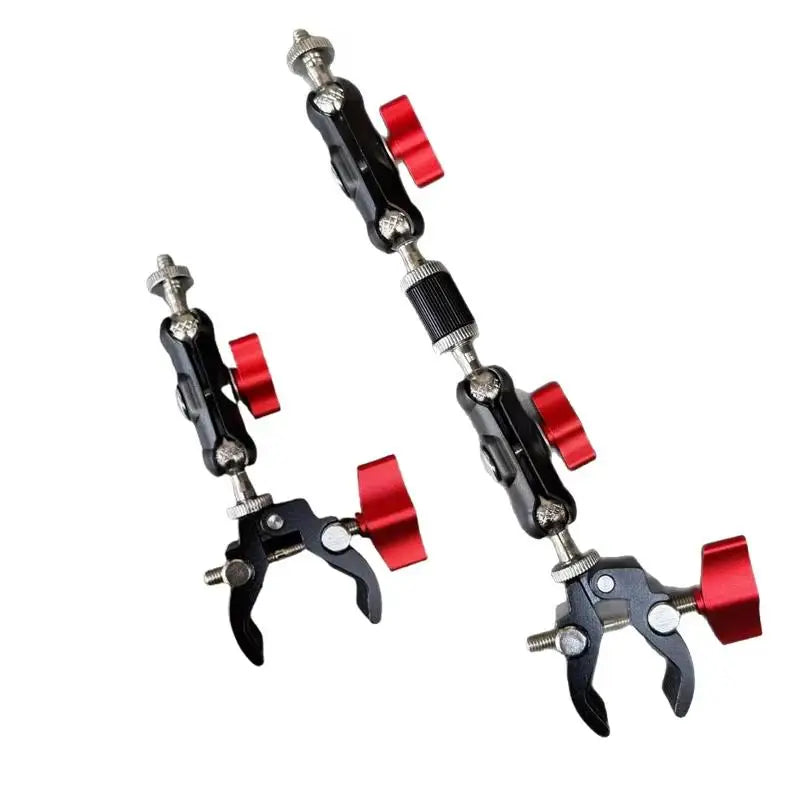 1 Set Photography Accessories Camera Metal Super Clamp With Double Ball Head Magic Arm For Monitor Light Mic Phone Mount Zpaxo