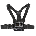 Universal Chest Strap Mount Belt Gopro Hero Series Insta360 X3 X2 DJI Zpaxo Black