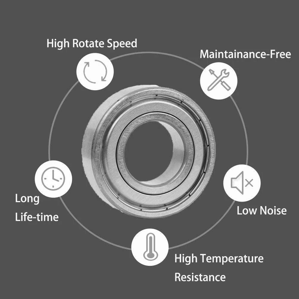 608ZZ Deep Groove Ball Bearing Carbon Steel Skateboard Bearings