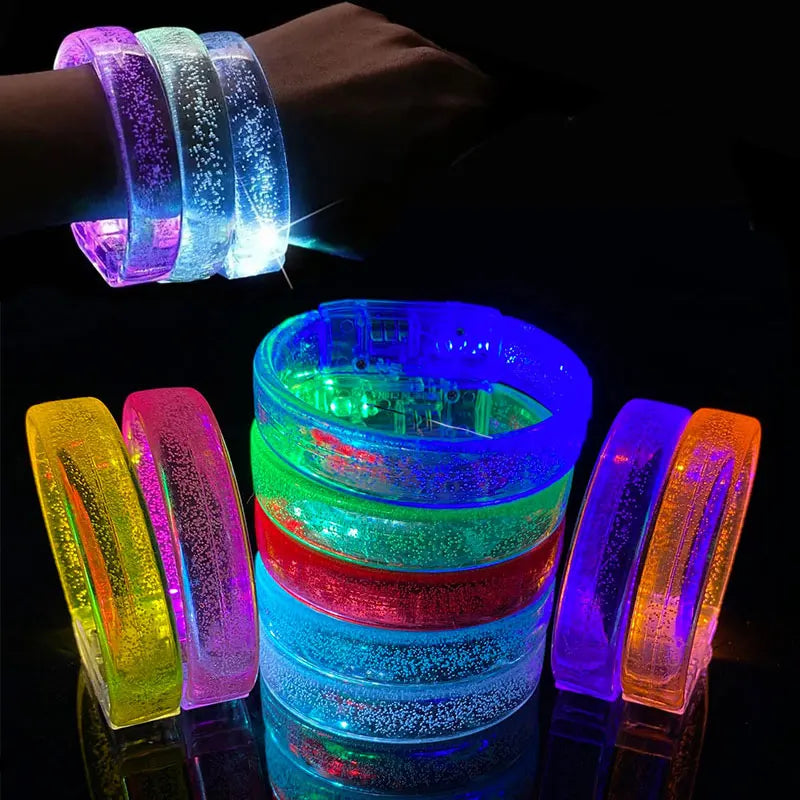 20 30 LED Party Bracelet Customized Bracelets Luminous Neon Wedding